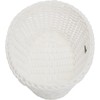Saleen Trend Basket Oval 23,5x16x6,5 cm in White, polypropylene 23.5