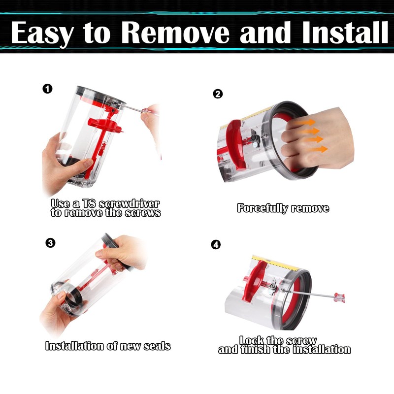 Dust Bin Sealing Ring Replacement Compatible with Dyson Cyclone V10