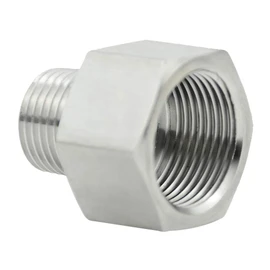 Beduan Stainless Steel Garden Hose Adapter - 3/4" GHT Female to NPT Male Connector