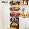 Fruit Basket Kitchen Pantry Organizers and Storage - 5 Tier