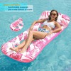 Jasonwell Inflatable Pool Float Lounge - 2 Pack Floaties Rafts
