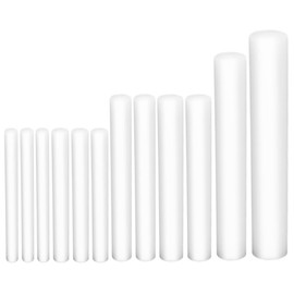 12 Pcs Nylon Drift Punch Set, Non-marring Sight Removal Tool, Non-sparking Nylon Rod, 15/64, 5/16, 25/64, 15/32, 19/32, 45/64 inches