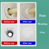 Zxfuture Pack of 8 White Seal Putty Waterproof Duct Seal