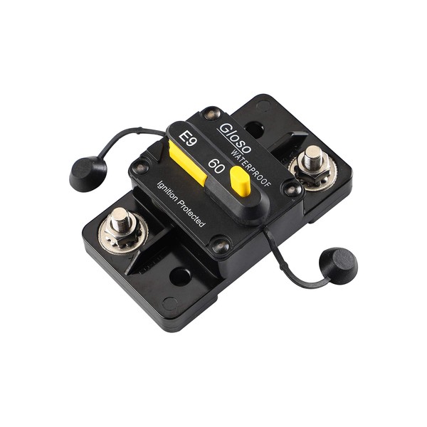 GLOSO 60A Breaker Extended Surface Mount 1/4" Diagonal Stud Waterproof