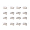 100Pcs CAT6 RJ45 Metal Shielded Connector Safe Reliable Net Shielded