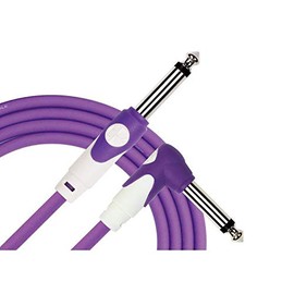 Cable para instrumento Kirlin profesional, 3 metros plug 1/4 escuadra, LGI202 colores (Purpura)