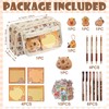 SERTAS Capybara Stationery Set,Cute Pencil Case,Capybara Stuff,Pencil Pouch Multi-Layer Large
