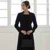 Plex Women's Formal Bag, Black, For Ceremonies, Entrance Ceremonies, Graduations,