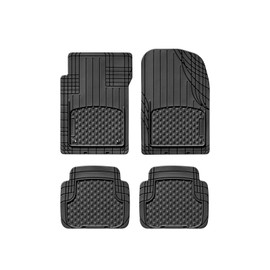 WeatherTech Semi Universal All Weather and Vehicle Trim to Fit Floor Mats - 4-Piece Set Black