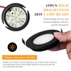 JUSTTOP 6PCS 12 Volt LED Puck Light, RV Recessed Mount