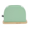 Toaster Toy Set Safe Durable Solidwood Round Edges Hand Eye