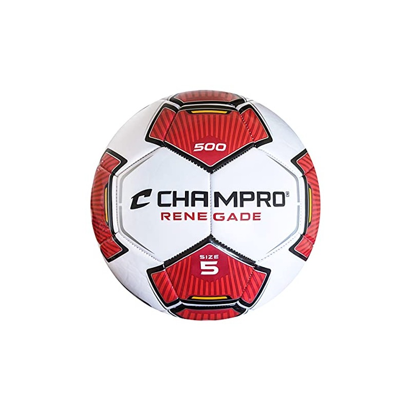 Champro Balón de fútbol Renegade, Talla 4, Escarlata