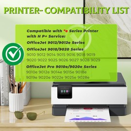 962 XL Ink Cartridges Combo Pack OfficeJet Pro 9015e 9018e 9025e 9010 9020 e Compatible for HP 962XL Ink Cartridges HP962XL/962 HP962XL Printer Ink for OfficeJet Pro 9010 9015 9018 9012 9025 9022 e