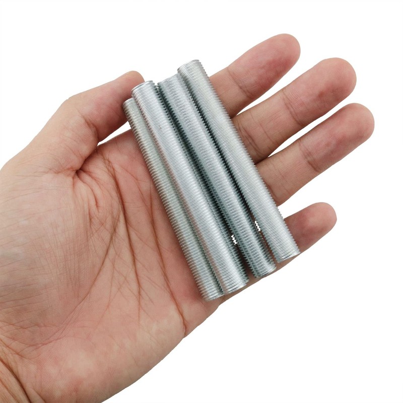 CHENJIN Lamp Pipe Nipple 5PCS M10 Thread 80mm Long 1mm
