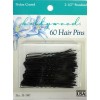 HOLLYWOOD Choose style--"HOLLYW - H140BK-60 2 1/2" HAIR PINS