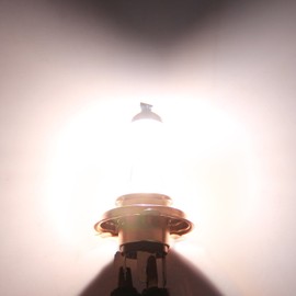 DZG - H4 P43t Halogen Bulbs - 12V 60/55W Super Bright White Headlight Lamps 5500K for Car Motorcycle, 2 Pieces