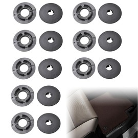 8Pairs Car Floor Mat Clips Secure Fastening Car Carpet Pad Fixing Buckle Prevent The Mat From Riding Up Car Carpet Mat Clips Suitable for Car Mats with Cylindrical Snaps of 10.2 to 10.6mm in Diameter