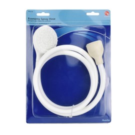 Bath Spray Head and Hose with Clip On Sink Spout Connector