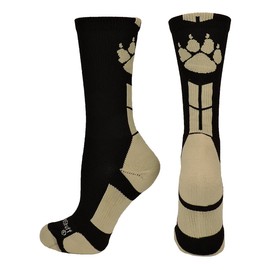 MadSportsStuff Wild Paws Athletic Crew Socks (Multiple Colors)