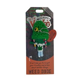 Watchover Voodoo 3-Inch Weed Dude Keychain - Handcrafted Gift to Bring Good Luck and Positivity Everywhere You Go