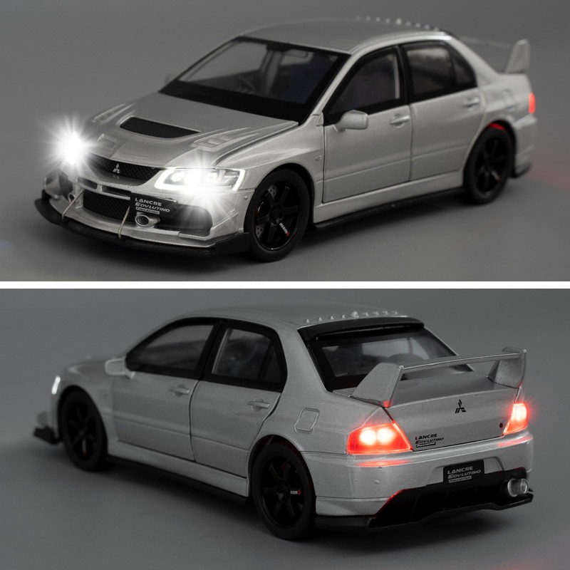 BGHSCA Compatible with 1:32 Mitsubishi Lancer Evolution Model Car, Pull