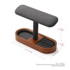Oirlv SM21202 Wooden Watch Stand, For 2-4 Watches, Storage, Display,