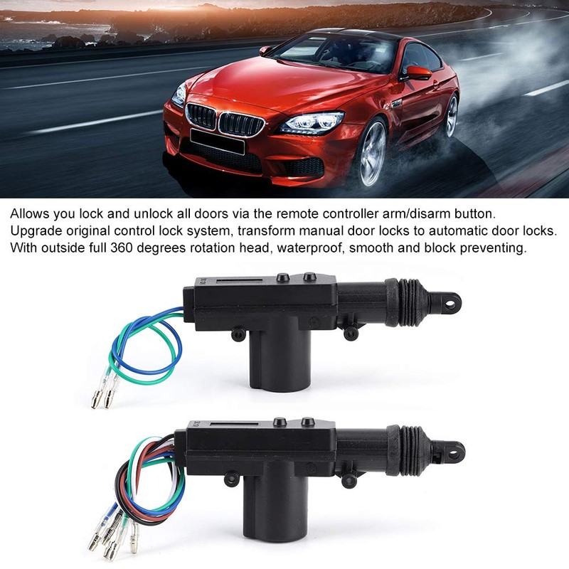Car Security System, 433.92 MHz Car Central Locking Kit, Universal