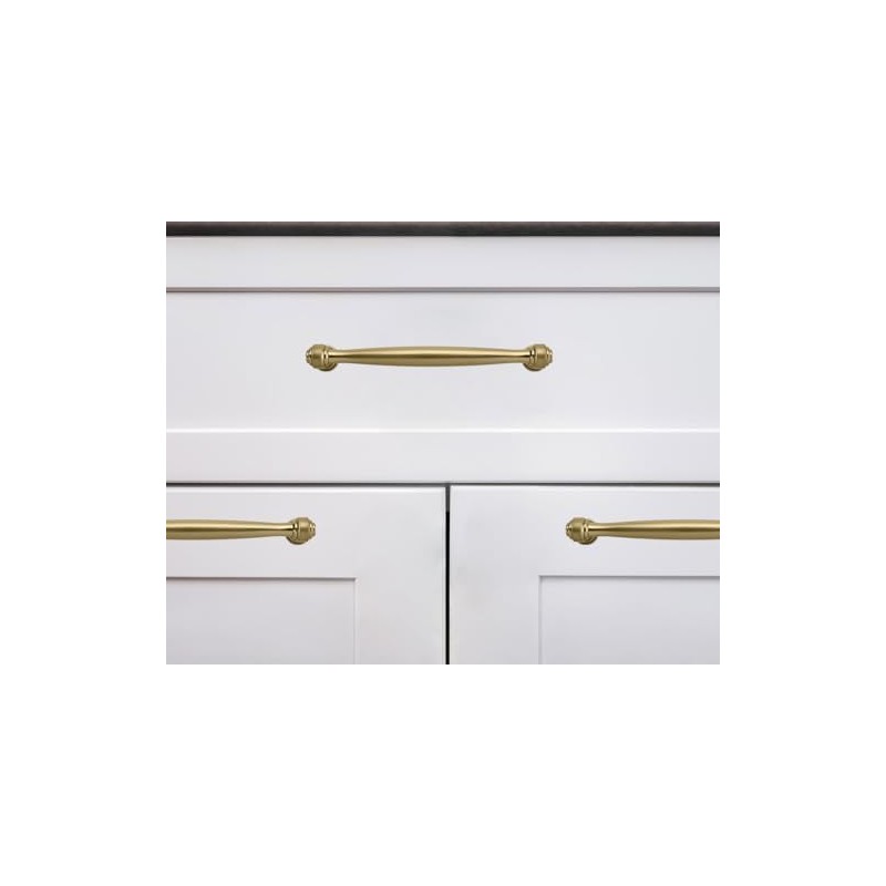 khtumeware 10 Pack 8 Inch(203mm) Champagne Bronze Cabinet Pulls Champagne