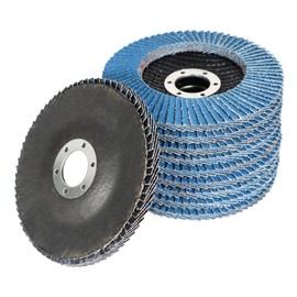 Timunr 100Pcs 4.5 Inch x 7/8 Inch Flap Disc Zirconia Grinding Wheel 60 Grit Type-29 Fit for Angle Grinder