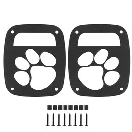 for jeep tj tail light cover guard-Acouto Tail Light Guards Covers,Rear Tail Light Guard Taillight Cover Bear Styling Fit for Wrangler TJ 97-06