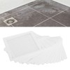 50pcs Disposable Drain Hair Catcher Prevent Clogging Waterproof Shower Drain