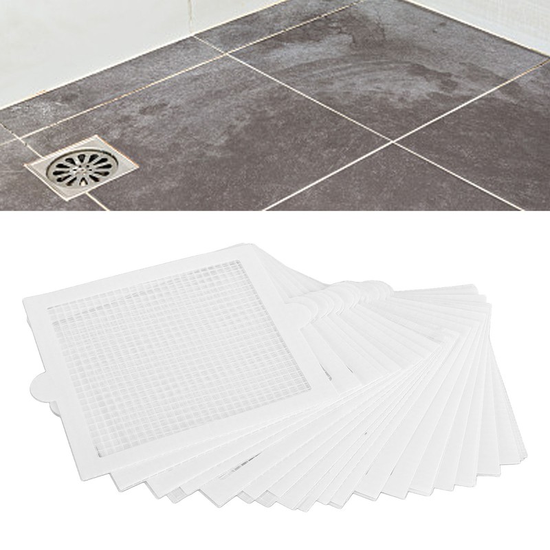 50pcs Disposable Drain Hair Catcher Prevent Clogging Waterproof Shower Drain