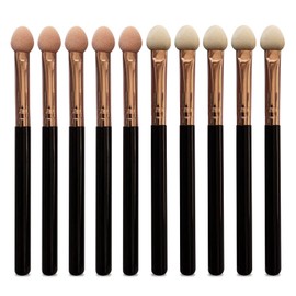 Makeup Brushes Set for Women Professional,UorPoto 10Pcs Sponge Eyeshadow Brush Sets Applicator Double Sided reusable