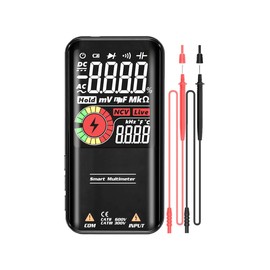 CENPEK Digital Multimeter Voltmeter Smart Electrical Tester Color LCD 3 Results Display 9999 Counts with Intelligent Auto Mode Capacity