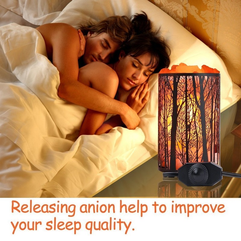 Shineled Himalayan Salt Lamp, Salt Rock Lamp Natural Night Light