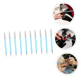 IWOWHERO 1 Set Double Ended UV Gel Nail Art Dotting Tools Set Durable Lightweight Manicure Pens for DIY Nail Art for Fine Details and Special Patterns