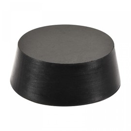 sourcing map Tapered Rubber Cap 75 mm to 90 mm for Laboratory Home Black