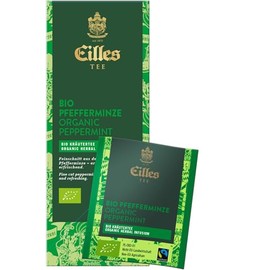 Eilles Organic & Fair Trade Peppermint Herbal Tea Economy Pack with 2 x 25 Pieces