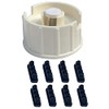Automatic Dog Cat Feeder and Water Dispenser Gravity Food Feeder