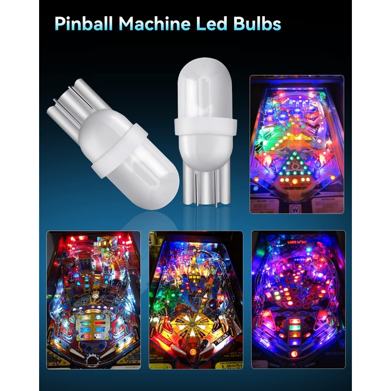 Keiurot 555 Bulb DC AC 6V 6.3V for Pinball Led