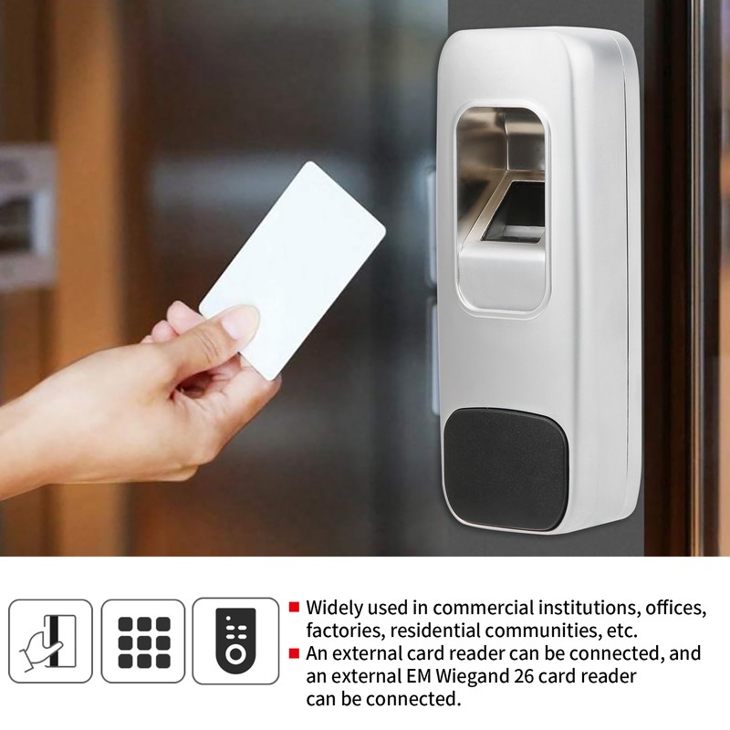 Door Access Control Systerm Metal Fingerprint Card 125KHZ RFID Metal