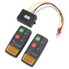 2pcs Wireless Winch Remote Control Kit 12V Recovery Switch Universal