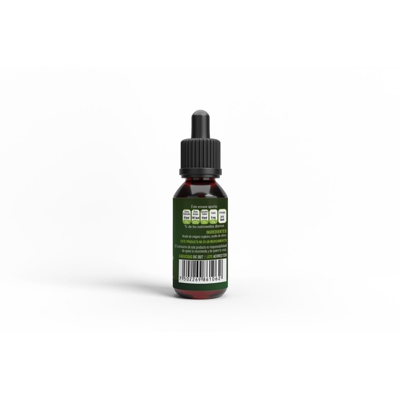 Aceite de Orégano 100% Natural - Suplemento Alimenticio de Alta