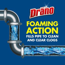 Drano Drano Dual-Force Foamer Clog Remover, 17 oz (Pack of 5)