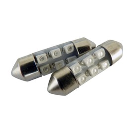 Pack of 2 ; 31mm Blue 6SMD LED Dome/Map Bulbs 3021 3022 3175 6428 6430 30922 DE3425 DE3175 DE3022 DE3021