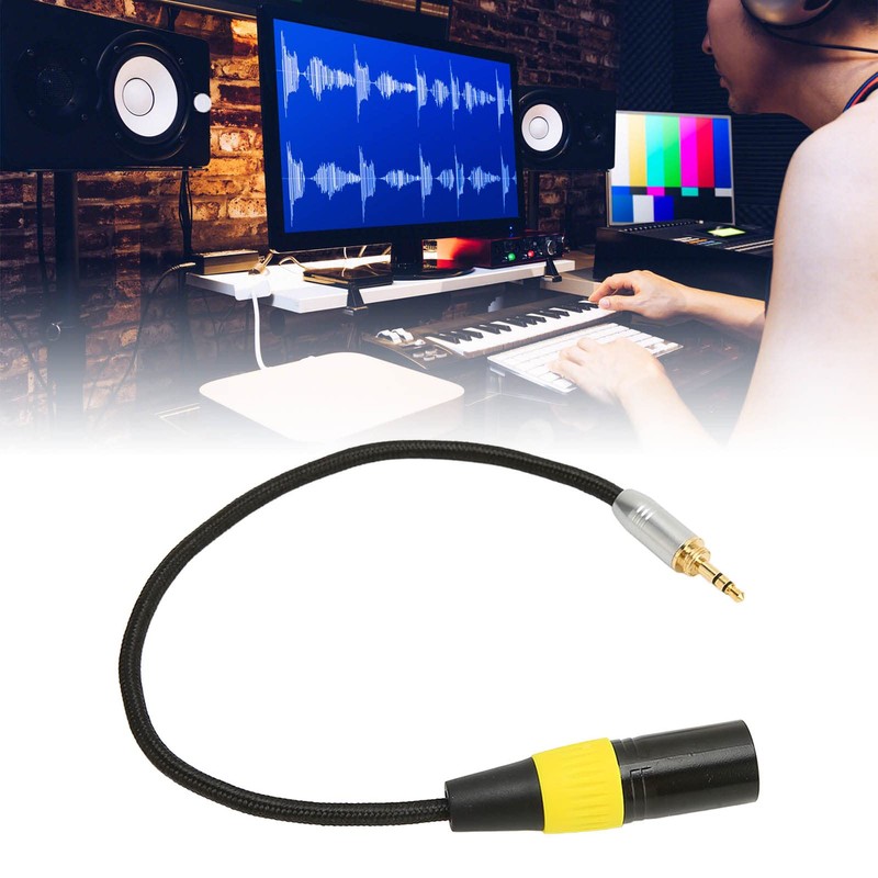 Sanpyl Cable Macho XLR de 3,5 Mm a 3 Pines,