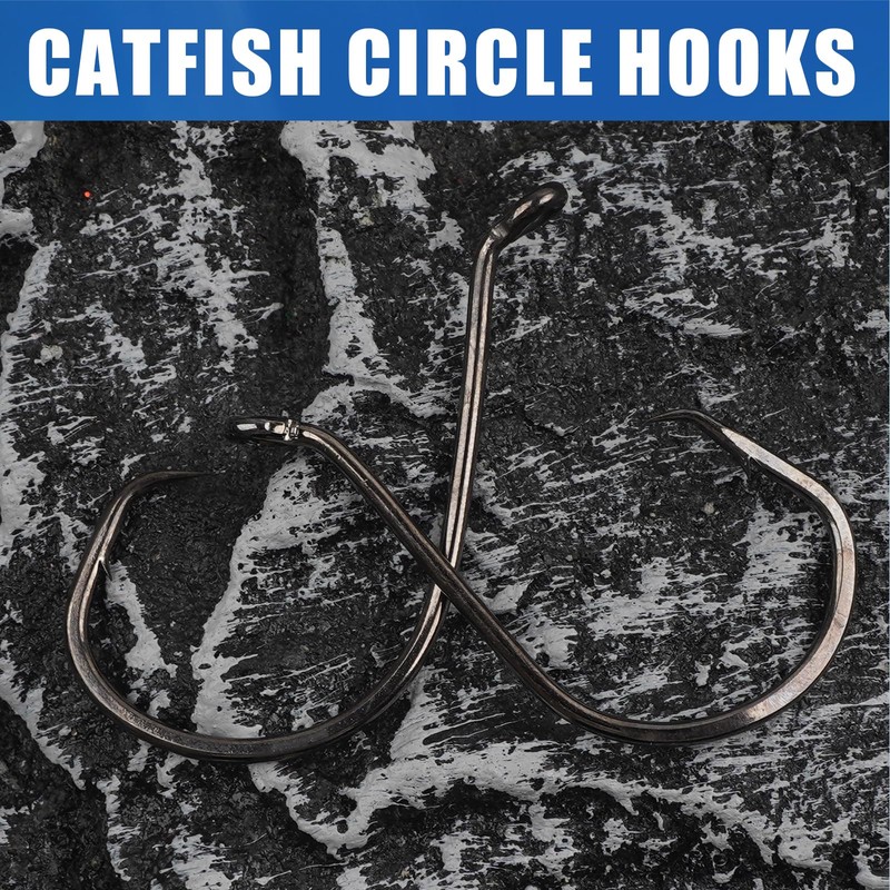 Circle Hooks Saltwater Catfish Fishing Hooks,50/100pcs Octopus Offset Sport Circle