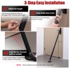 2 Pack Door Security Bar – Anti-Slip 600LB Heavy Duty
