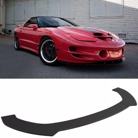 KEEPDSGN For Pontiac Firebird Trans Am Front Bumper Lip Splitter Chin Spoiler Gloss Black