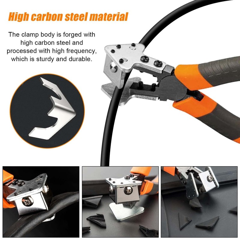 V-shaped mitre scissors, rubber strips, scissors, 90° angle scissors, miter